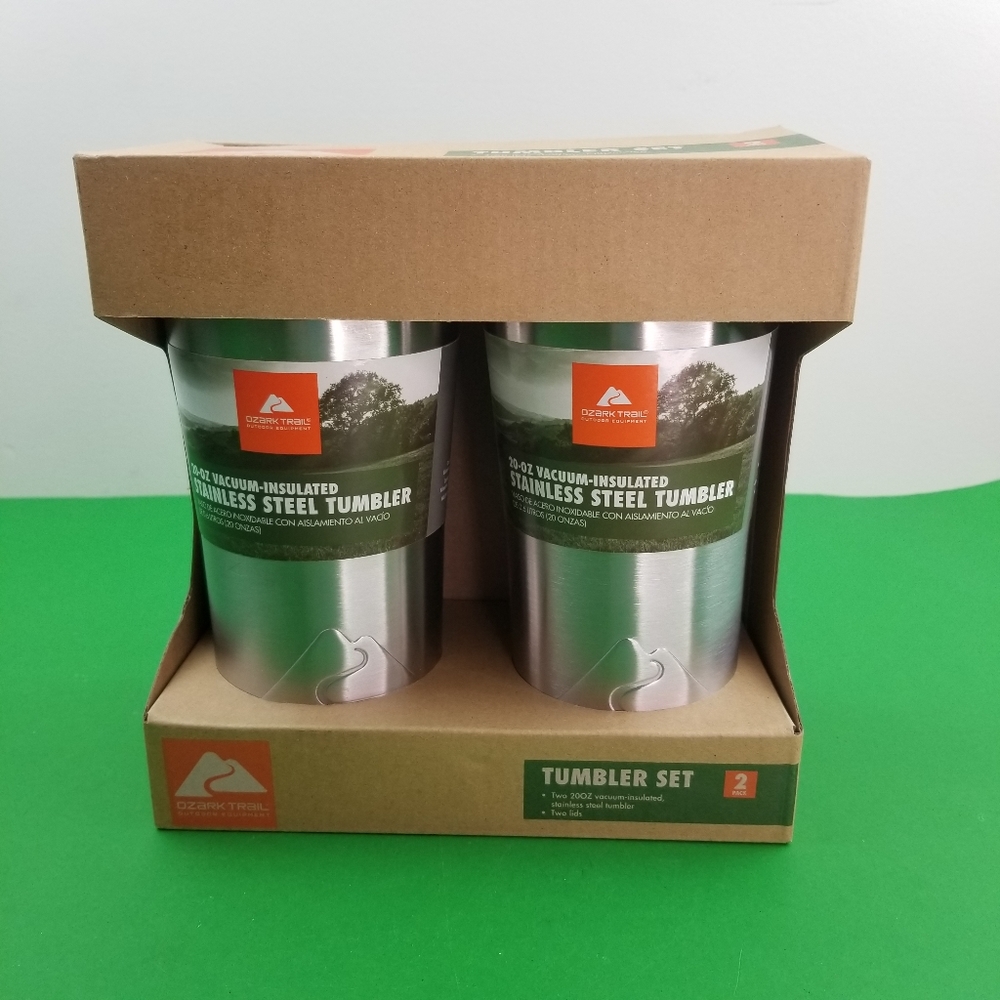 Set of 2 Brand New 20 oz Vacuum-Insulated Stainles